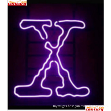 hot sale china factory X neon art neon letter sign
